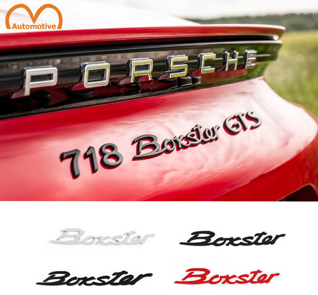 포르쉐 호환 BOXTER 박스터 엠블럼, 대자-레드, .