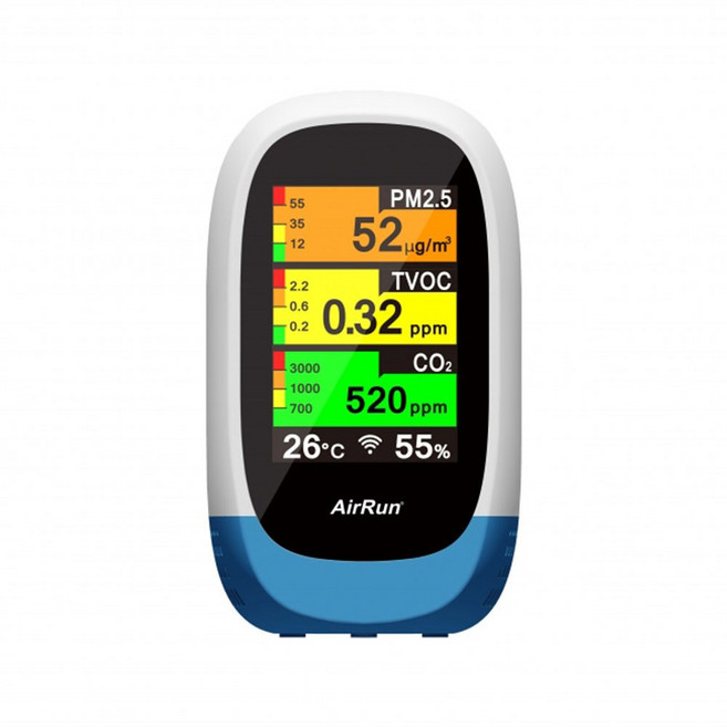 AirRun Q10X 五合一空氣品質偵測器, 1個