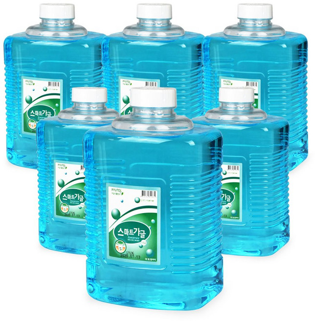 스마트 가글 구강청결제, 1.5L, 6개