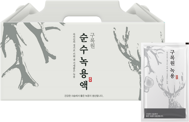 구록원 순수 녹용액 상중하대 110ml 30포 1개, 60개, 55ml