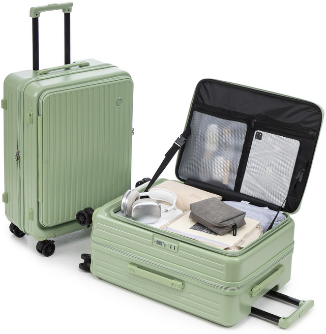 HEZO 전면 오픈 기내용 여행 캐리어 확장형 대용량 20인치 24인치 28인치