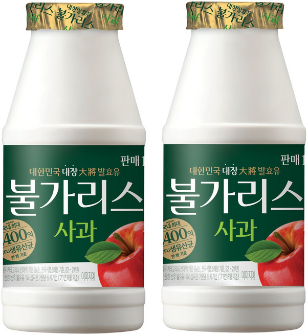 남양 불가리스 사과, 16개, 150ml
