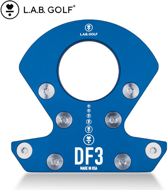 랩골프 LAB DF3 블루 말렛 제로토크 퍼터, 35도