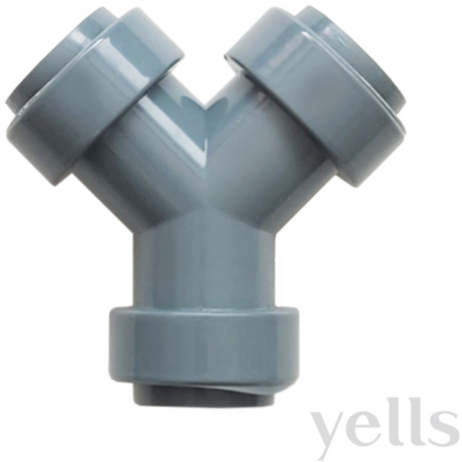 옐스 세탁기 배수호스 연결관 커넥터, 1개, Y자 연결구 30mm