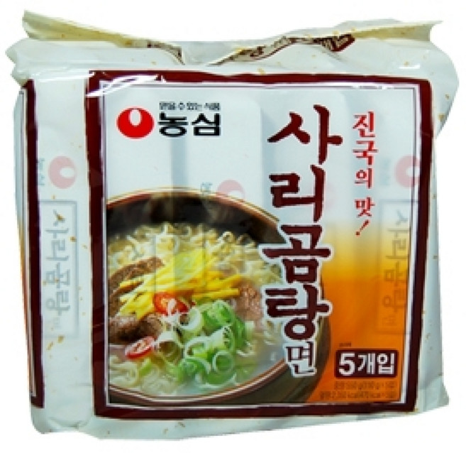 농심 진국의 맛 사리곰탕면 40개입 멀티팩 BOX 식품 > 가공/즉석식품 면류/라면류 일반국수 소면/중면, 40개