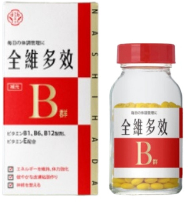 樂康森醫 日本全維多效錠 B群(90顆) B1 B2 B6 B12 E﹝小資屋﹞日本原裝進口, 1個