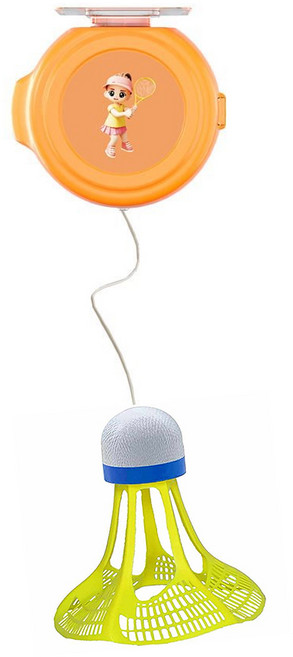 집에서 혼자하는 배드민턴 운동 실내 혼자치는 리턴콕 리턴볼 나홀로 셀프 스윙 훈련 천장 연습기, 1세트, 3개입, 돌아오는 셔틀콕