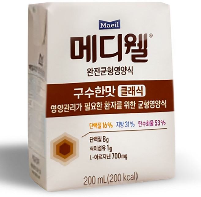 메디웰 구수한맛 플러스, 200ml, 30개