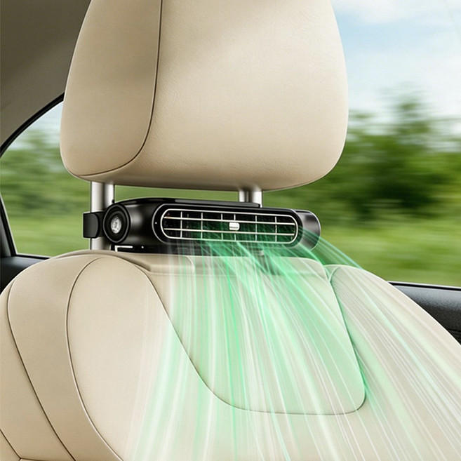 카부레 자동차선풍기 헤드레스트선풍기 차량용usb선풍기 무소음 시트 선풍기