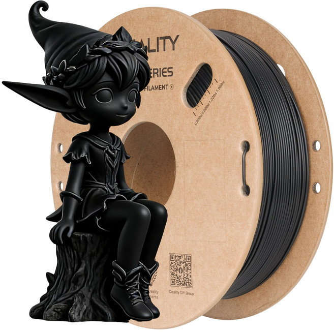 크리얼리티 CREALITY Hyper PLA 3D 프린터 고속 프린팅 소모품 소모품 부품 1.75mm, 블랙