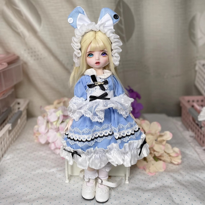 구체관절인형 30cm 구관인형 풀세트 22관절 36종 여아세트, 034, 1개