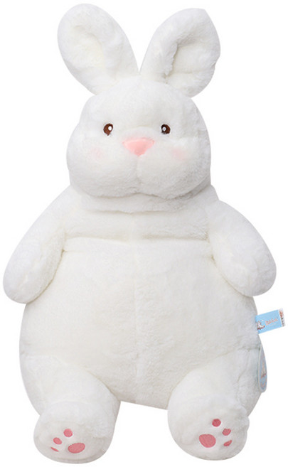 걸스코코 배뚠뚠토끼인형 바디필로우 애착인형 인형 쿠션 인테리어 친구선물 홈데코, 혼합색상