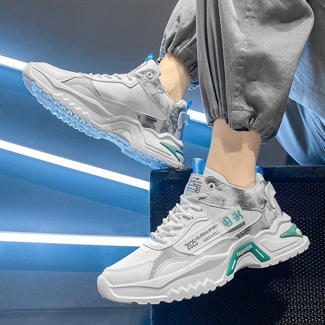 ANYOU 남성 쿠션 운동화 스니커즈 케주얼 런닝화 초경량 스니커즈