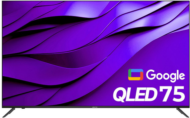 유맥스 QLED AI75G 190cm(75인치) 구글5.0 UHD 4K 스마트 TV 무료방문설치- 중소기업 대형TV 벽걸이겸용, 유맥스 AI75G, 방문설치, 스탠드형