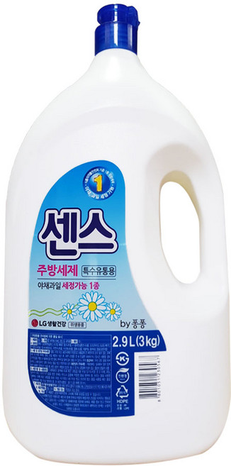 엘지생활건강 센스 주방세제, 3kg, 1개