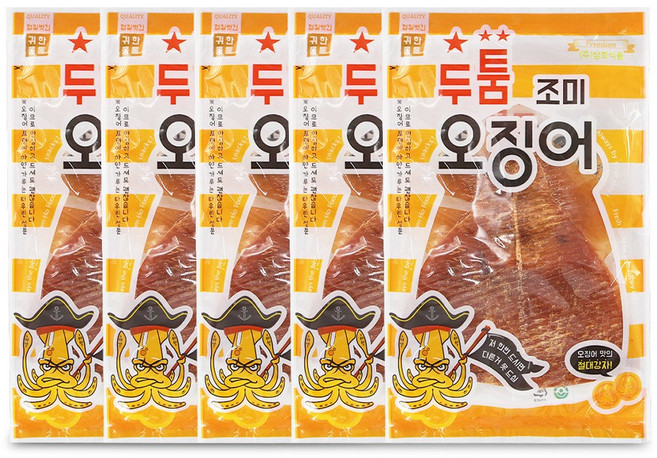 삼호 두툼 조미 건오징어, 50g, 5개