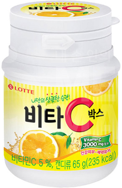 롯데제과 롯데 비타C박스, 65g, 48개