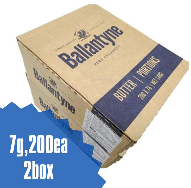 [우대리가 소개하고] 발렌타인 스프레더블 포션 버터 7g 200ea, 1.4kg, 2박스