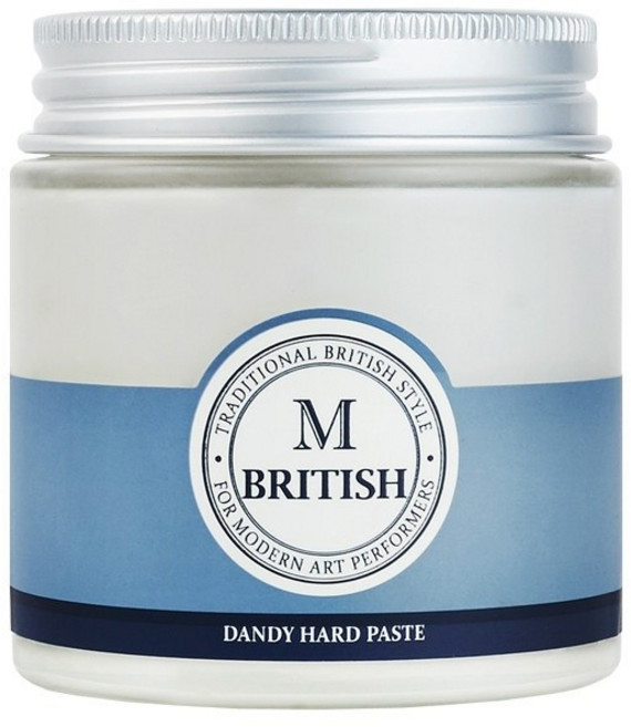 브리티시엠 댄디 하드 페이스트 왁스, 1개, 100g