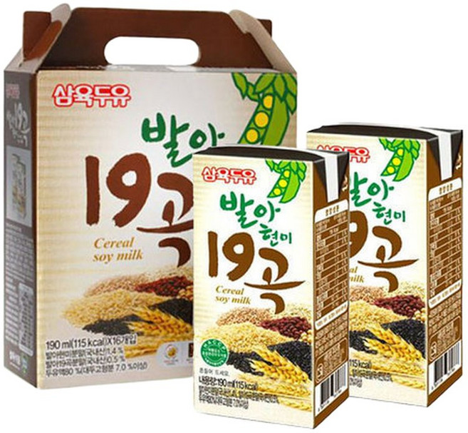 삼육두유 발아현미19곡 190ml 16개입 2개, 32개