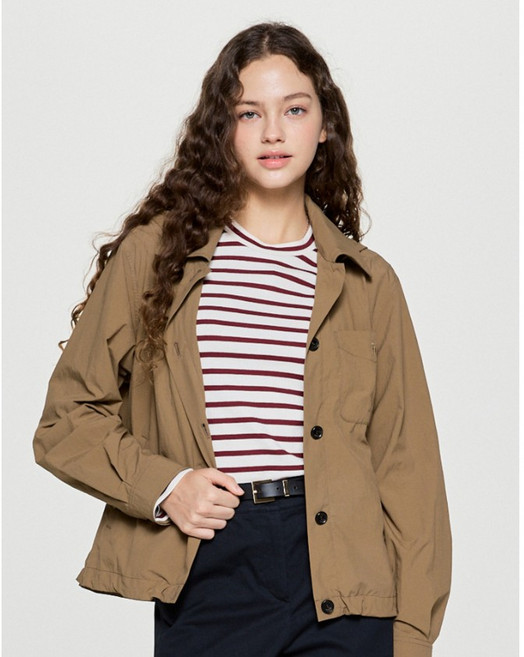 헤지스 캐주얼 경량 자켓 다크베이지 YMHSJA5D801I3