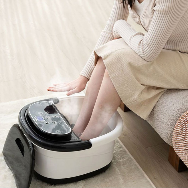 HUnBOT 마사지롤러 8세트 버블스파 열탕 족욕기습식족욕기 발찜질 각탕기 발마사지 족탕기, 단품