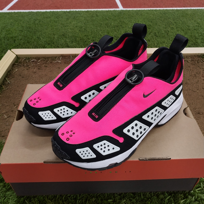 나이키 에어맥스 SNDR 하이퍼 핑크 앤 블랙 분홍 검정 여성용 스니커즈 운동화 조깅화 런닝화 워킹화 등산화 신발
