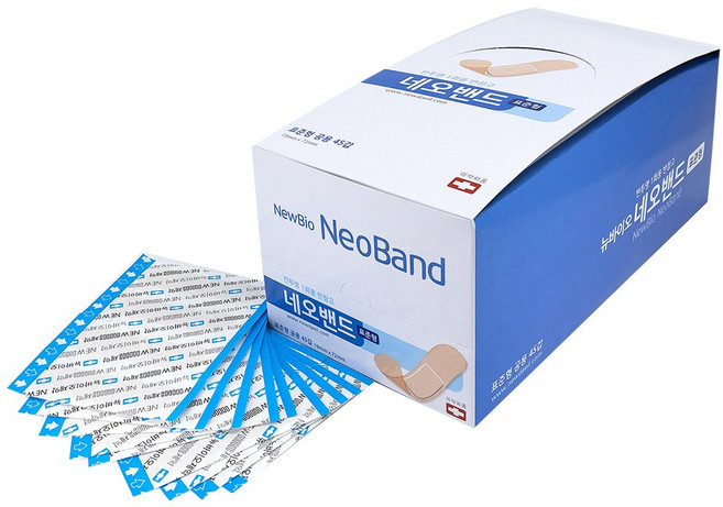 [케이솔루션] 뉴바이오 표준형 일회용 밴드 대용량 1000매입, 1개