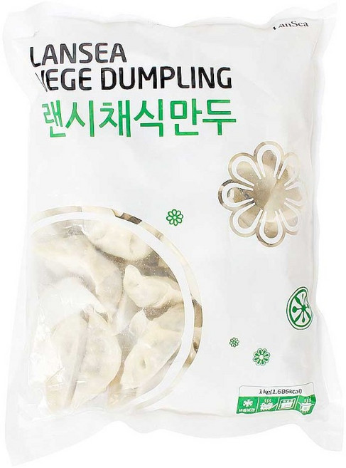 랜시 채식만두, 1kg, 3개