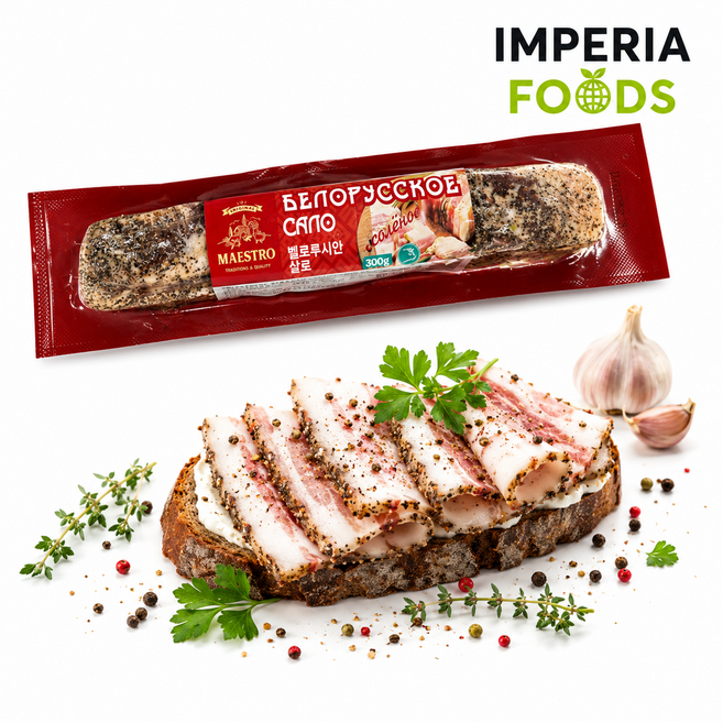 마에스트로 MAESTRO 벨로루시안 살로 Belarusian Salo, 1개, 300g