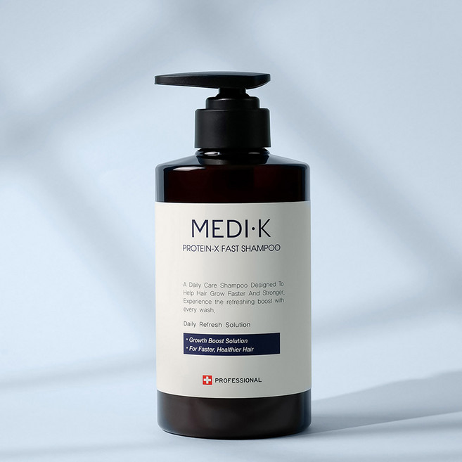 약국입점 메디케이 프로틴-엑스 패스트샴푸 대용량 500ml 머리빨리기르는법 초고속성장 단백질 두피케어 극손상 탈색모, 1개