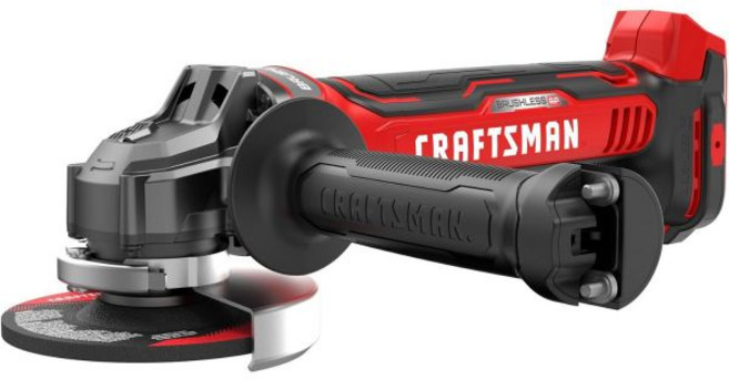 CRAFTSMAN 앵글그라인더 핸드 연마 장인 V20 무선 앵글 그라인더 4-1/2인치 베어 툴 전용 CMCG451B, 1