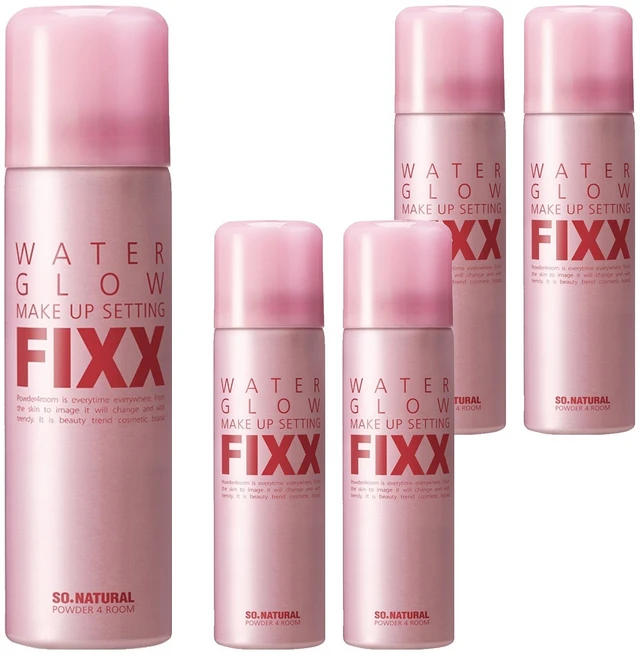 쏘내추럴 워터 글로우 메이크업 세팅 픽서, 75ml, 5개 - 쿠팡