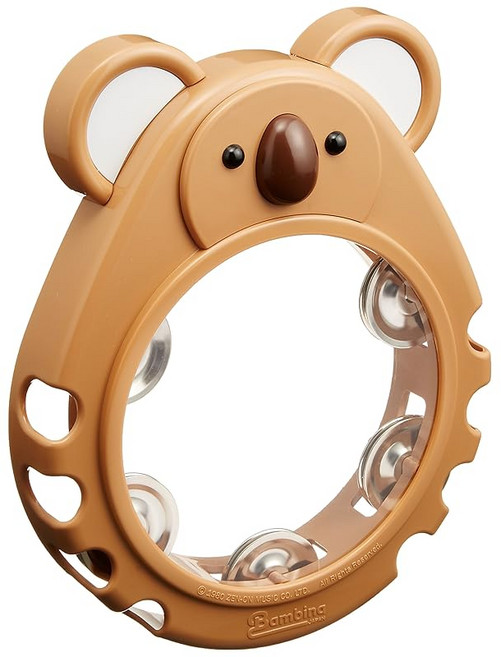 젠온 밤비나 탬버린 코알라 베이지 BTBKOBG 일본제, 제논 BTBKOBG 밤비나 탬버린 코알라 베이지 일본산, 1개