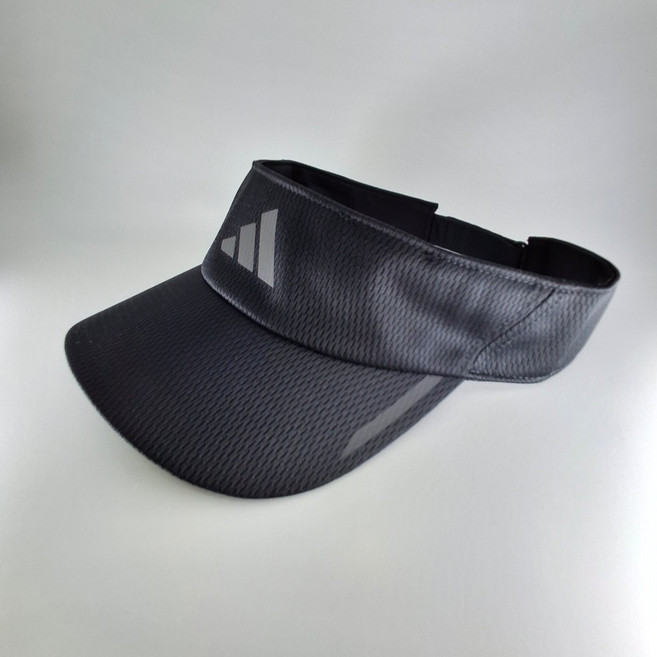 [정품] 아디다스 골프 썬캡 모자 +리넨 헤어밴드, 블랙, 1개