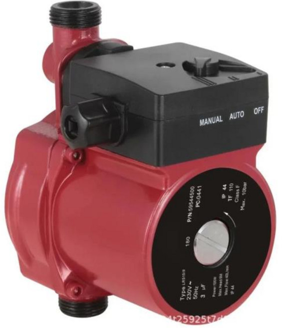 자동 바닥 난방 라디에이터 온수 순환 실드 부스터 펌프 나사 나사 220V 100W 120W 30L/min 35L/min, 6)120W 26LPM - 220V-EU, 1개