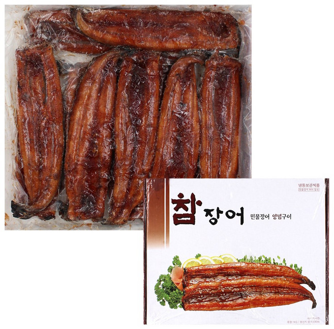 참장어 민물장어 양념구이 12미, 1개, 1kg