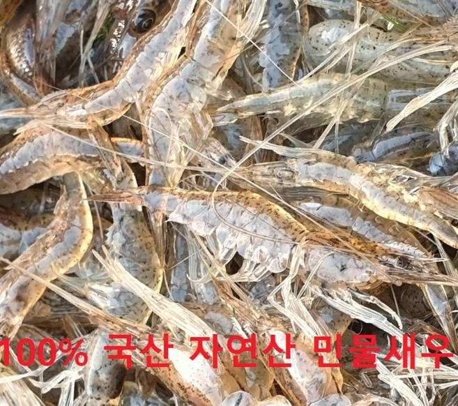 국산 100% 민물새우 당일조업발송 500g, 1개