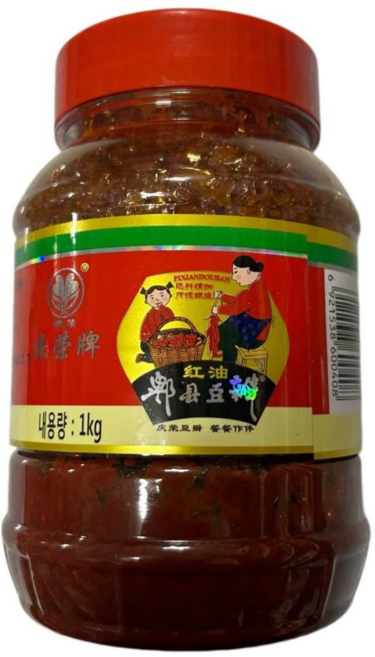 (배터짐) 청용 홍유 피샌 피현 두반장 중국된장 볶은된장, 1kg, 1개