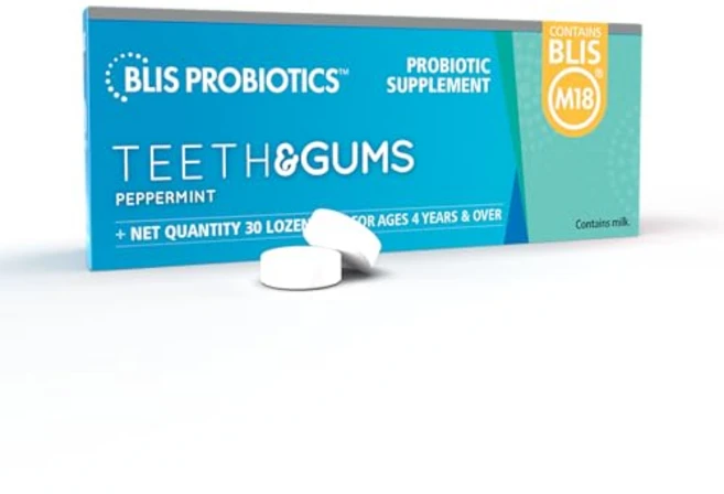 BLIS Teeth & Gums Oral Probiotics for Mouth M18 Formula Available 2.5 Billion Cfu - Mouth Probiot, 1개, 1g - 쿠팡