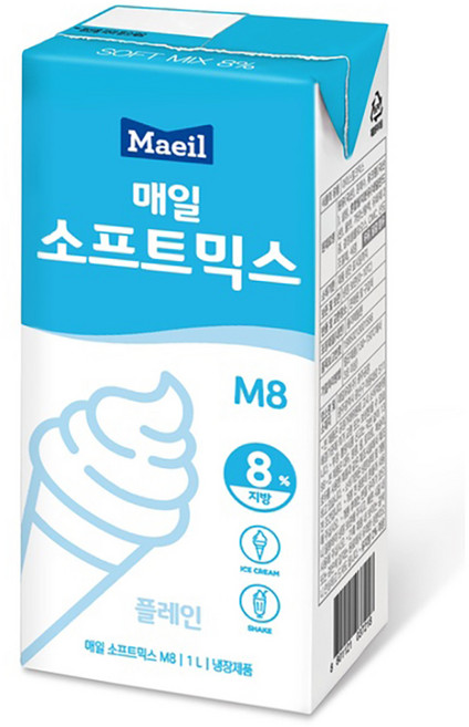 매일 소프트믹스 M8, 2개, 1L