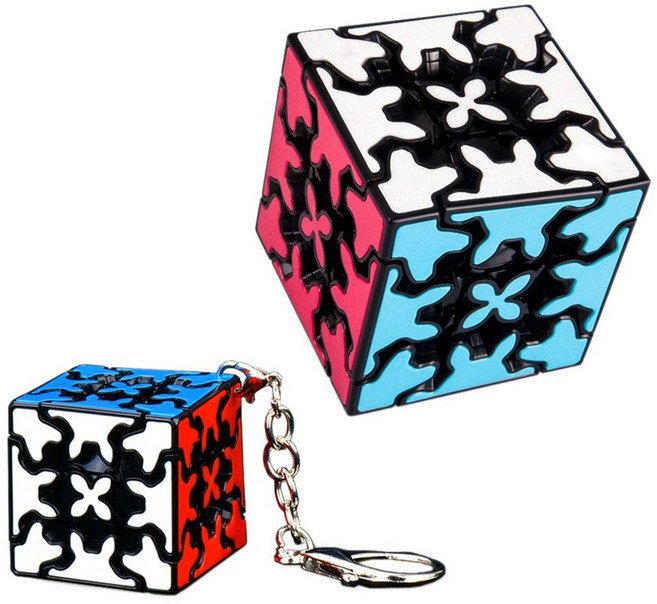 1+1 세트 기어 큐브 시프트 스피드 특수 매직 퍼즐 선수용 익스트림 gear 쉬프트 루빅스 트위스트 기억 cube 키덜트 토이 장난감, R99780A(2개입, 1세트, 1개