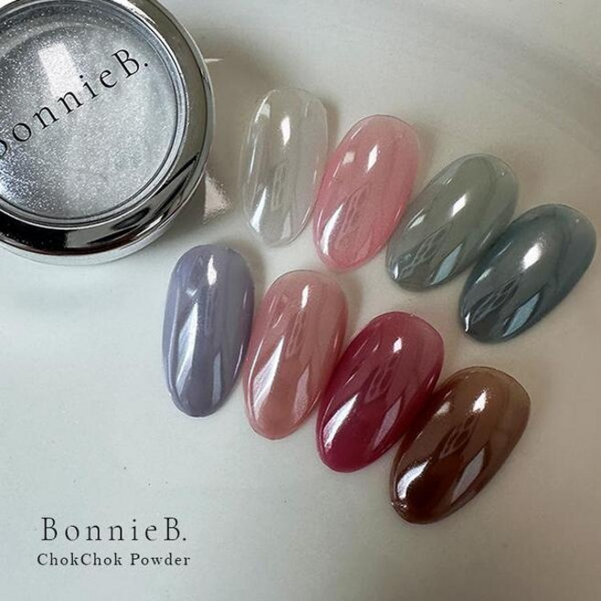 고네일/ 보니비 촉촉 파우더 ChokChok Powder 물광 네일파우더 미러파우더, 1개