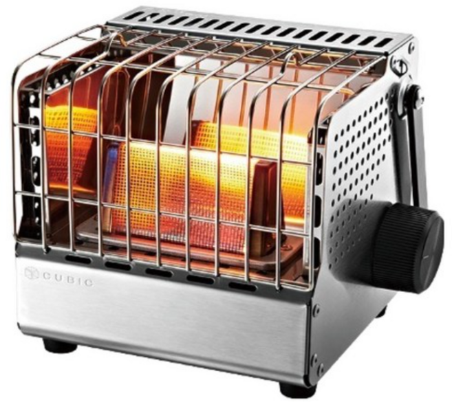 코베아 큐빅히터 캠핑용 난로, 1개, 실버컬러