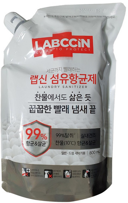 랩신 섬유항균제 리필, 800ml, 1개
