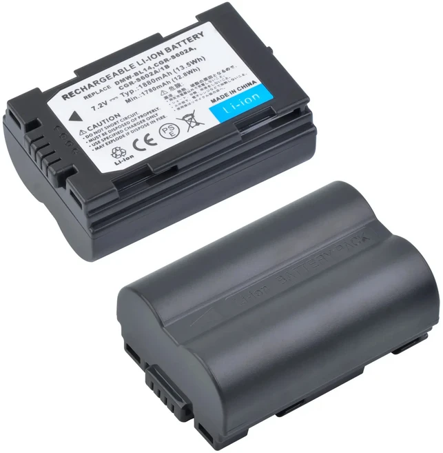 파나소닉 라이카 DIGILUX 1 CGR-S602A 루믹스 DMC-L1 배터리, 2 Battery