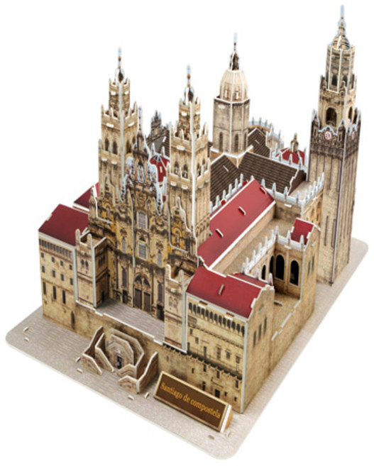 [본사직영] 산티아고 대성당 - 세계 건축물 입체퍼즐 만들기, 157피스, 1개