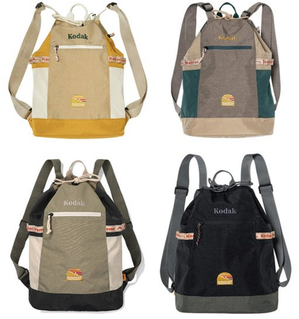 코닥 9900 LBG11캐리 코다크롬 버킷 백팩 4color VJI876 UQC786, 카키, 1개