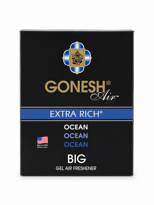 GONESH EXTRA RICH 海洋 大容量凝膠空氣清新劑, 180g, 1個, 深藍海洋