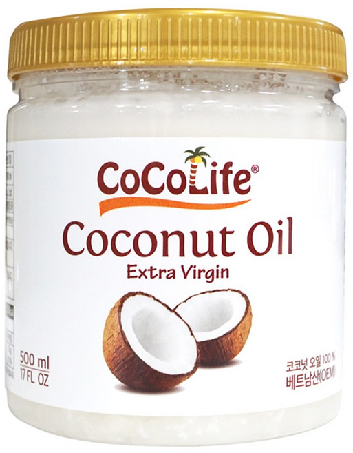 코코넛오일/베트남(500ml+500ml), 1개, 500ml